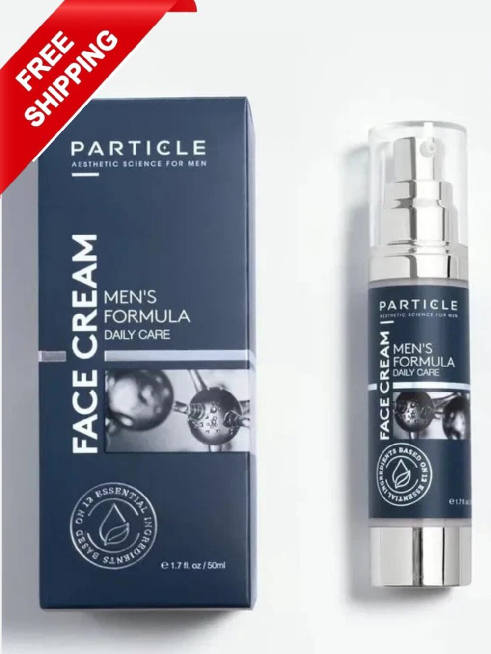 Particle Face Cream For Men 6 In 1 Anti Aging Cream Fights Eye Bags Dark Spots